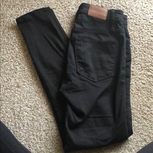 Madewell black curvy high-rise skinny jean